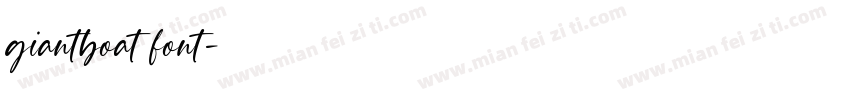 giantboat font字体转换